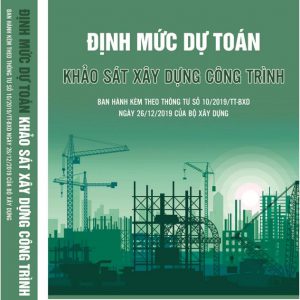 Bìa định mức khảo sát xây dựng công trình
